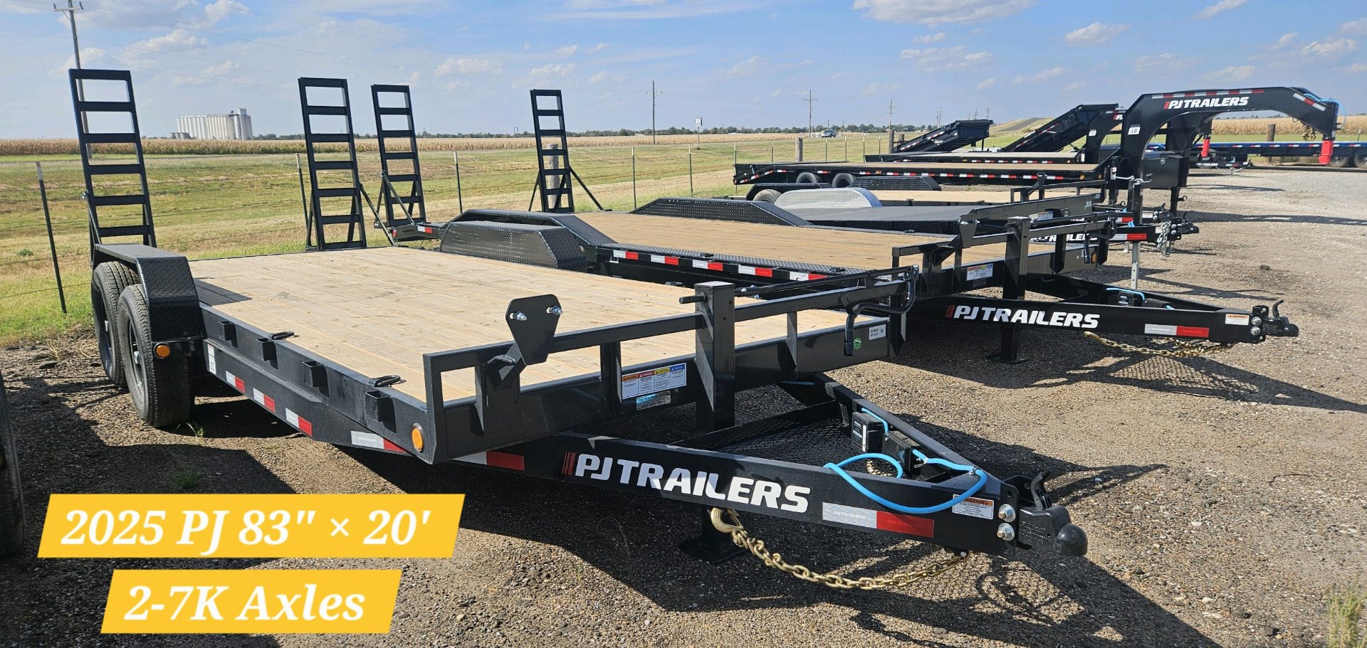 New 2025 PJ TRAILERS 20' x 6 in. Channel (CC) Equipment Trailer St John Kansas